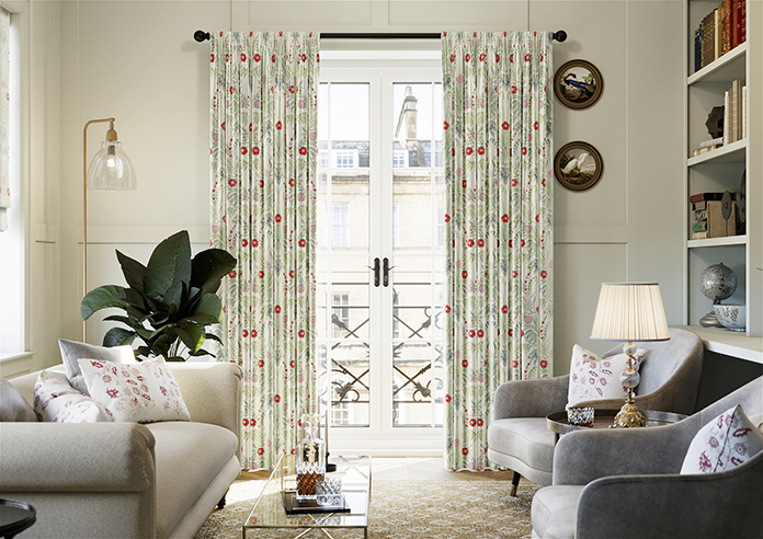 Cotswold Faux Silk, Lipstick - Made to Measure Curtain - Image 3